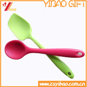 Custom Ketchenware Easy Clean Colorful Silicone Spoon (YB-HR-23)